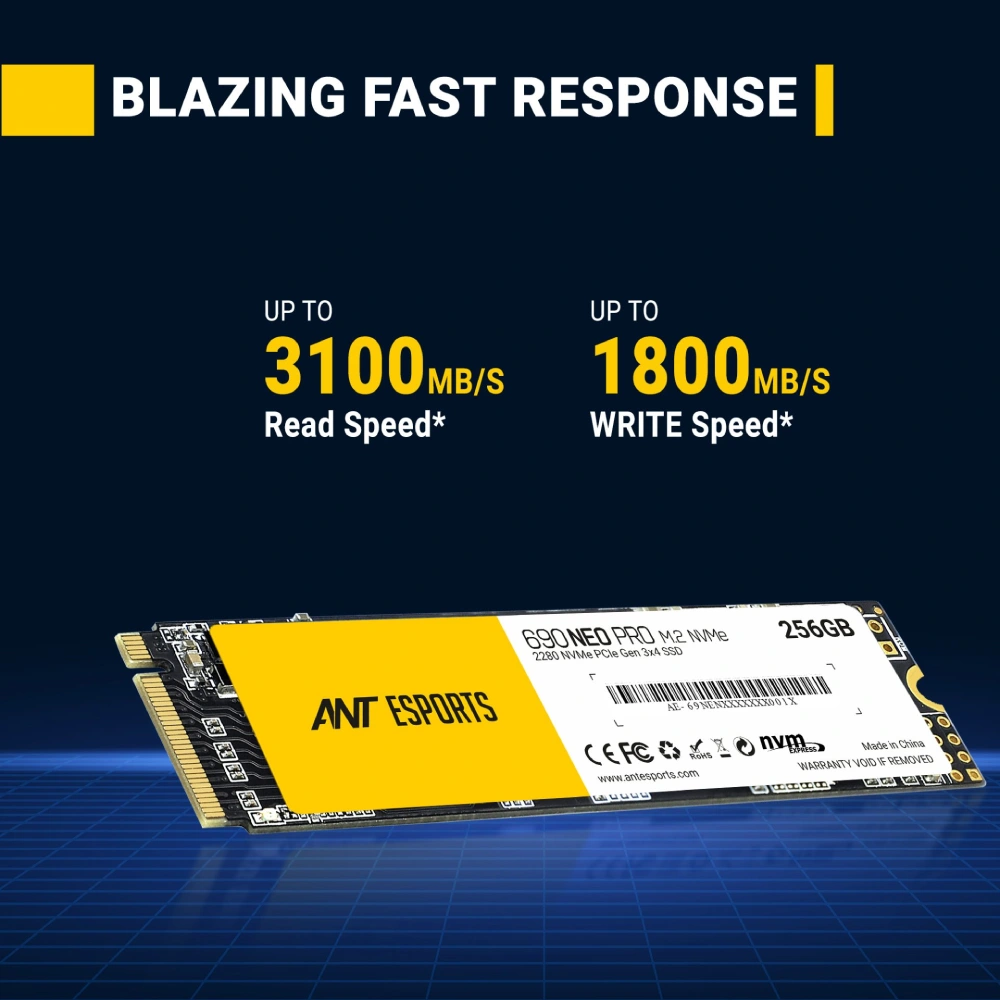 Ant Esports Internal SSD 256GB NVMe 690 Neo Pro view 5
